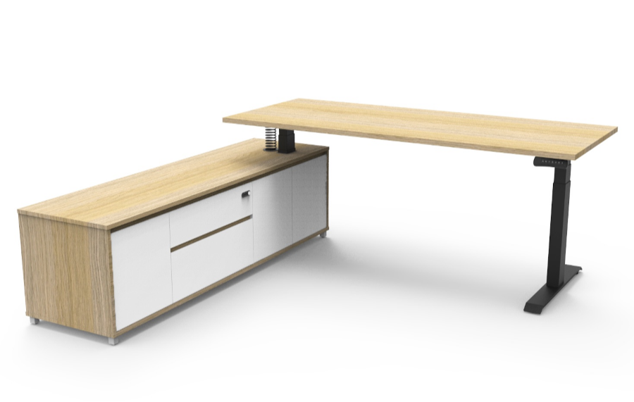 Boost+ Executive Desk 217 - Left Hand Side Configuration 